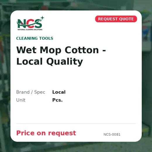 Wet Mop Cotton - Local Quality