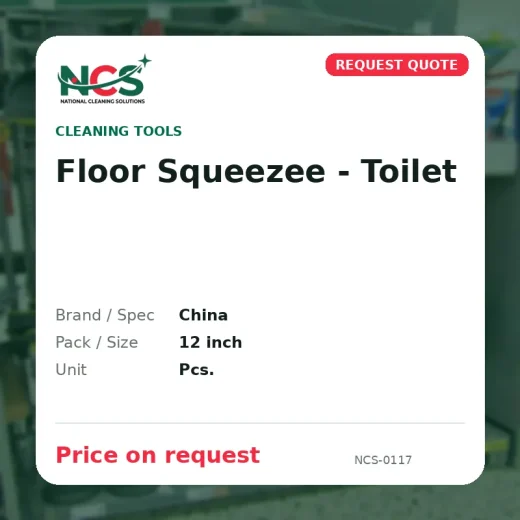 Floor Squeezee - Toilet