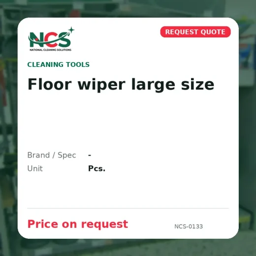 Floor wiper large size